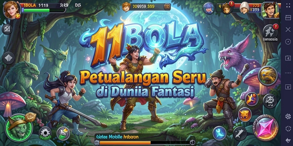 Screenshot gameplay 11BOLA yang menunjukkan petualangan seru dan tantangan menanti.