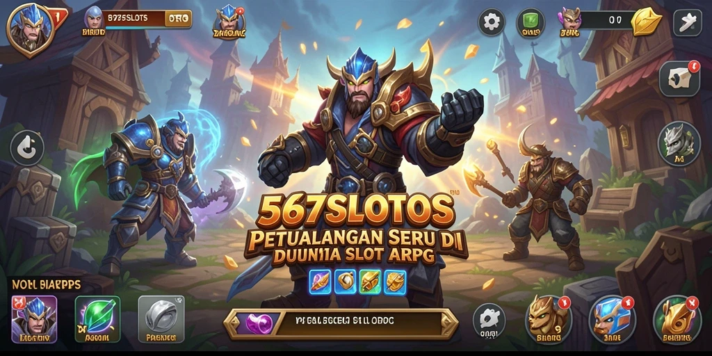 Gameplay menarik di dunia petualangan ARPG 567SLOTS.