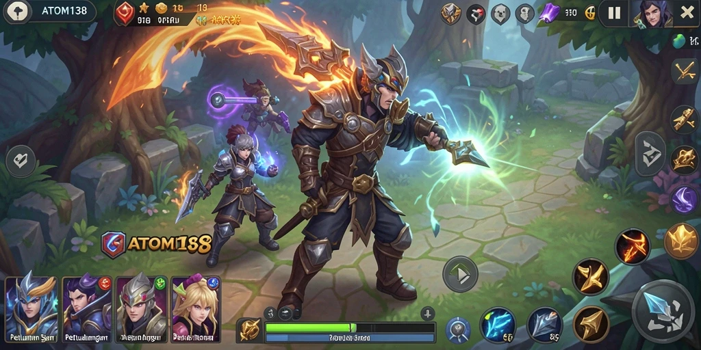 Screenshot gameplay ARPG yang menampilkan karakter dalam aksi.