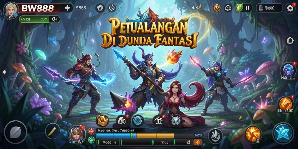 Screenshot gameplay Adventure BW888 yang menampilkan aksi seru.