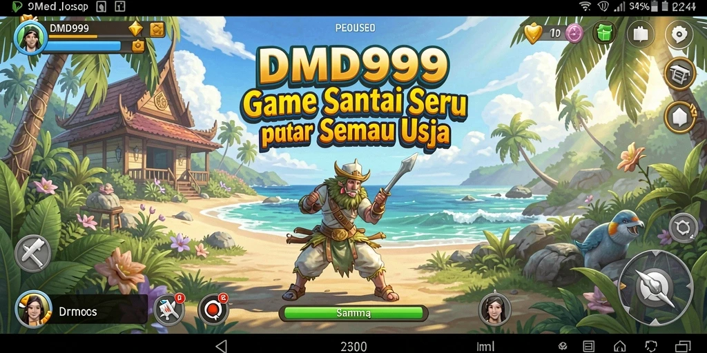 Tampilan gameplay DMD999 yang menarik dan penuh warna.