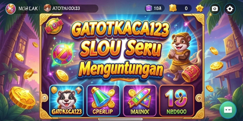 Tampilan gameplay GATOTKACA123 yang menarik dan mengasyikkan.