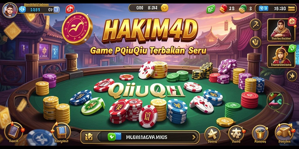 Tampilan gameplay QiuQiu yang seru dari HAKIM4D.