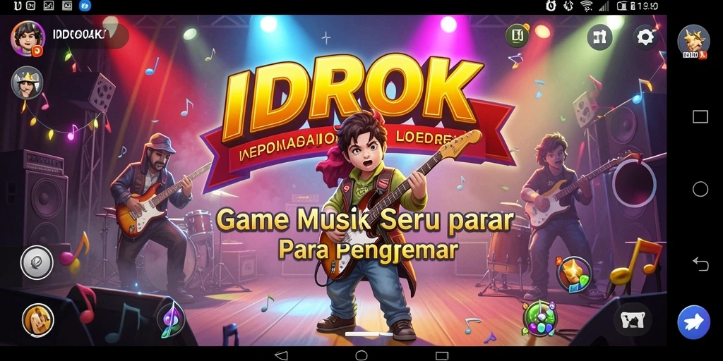 Tampilan gameplay seru dalam IDROK dengan visual menawan.