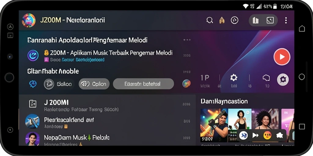 Tampilan gameplay J200M yang menyenangkan dan interaktif.