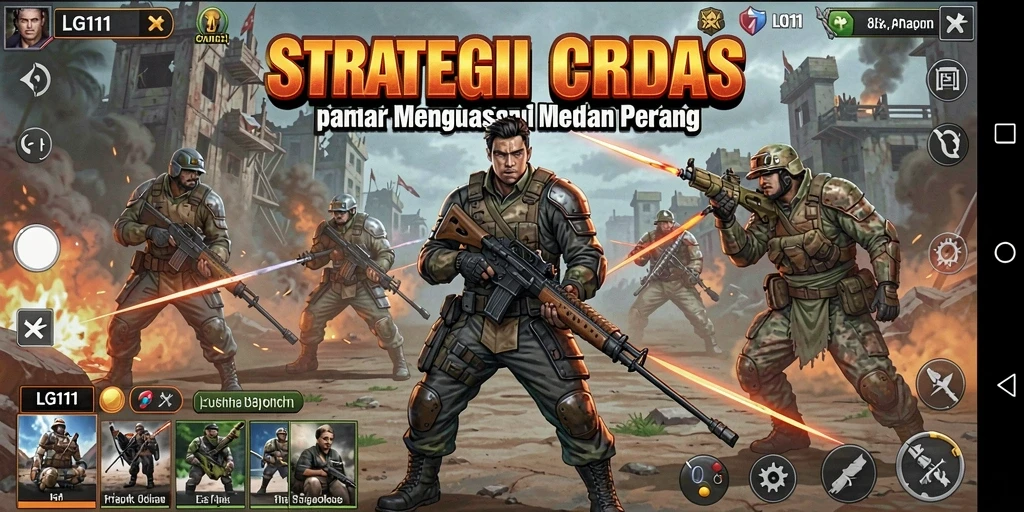 Tampilan gameplay menegangkan dari LG111 yang penuh strategi.