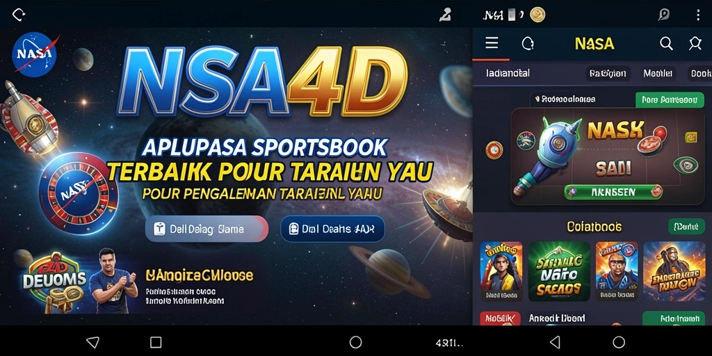 Screenshot gameplay aplikasi Sportsbook NASA4D yang menarik.
