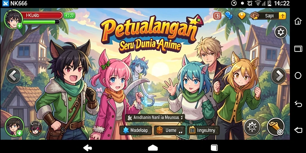 Gameplay seru dengan karakter anime ikonik dan aksi mendebarkan.