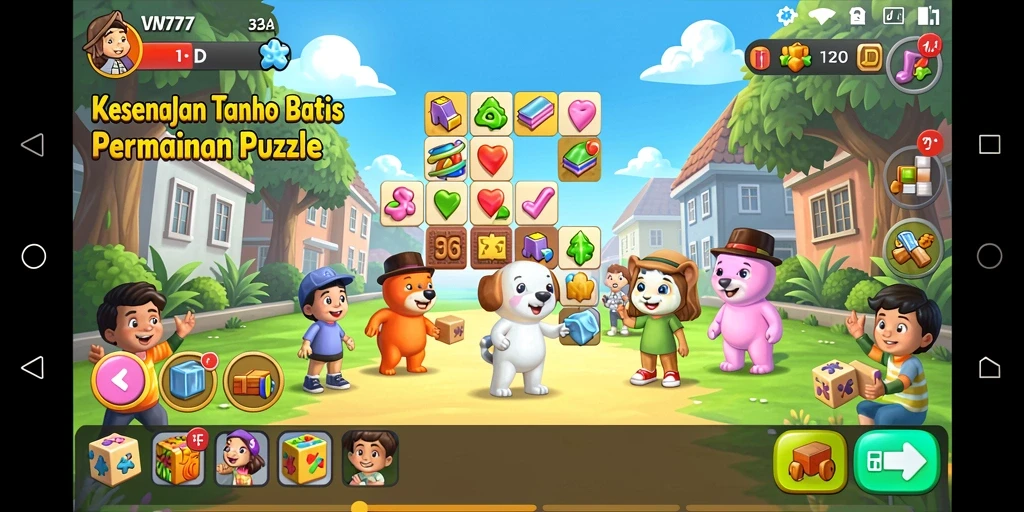 Gameplay seru dan menantang dalam puzzle VM777.