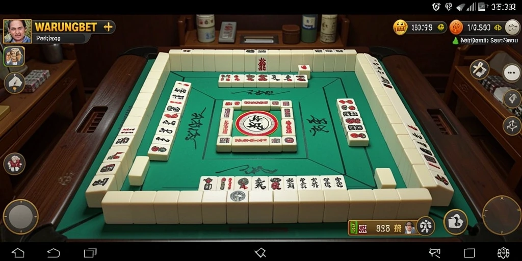 Tangkapan layar gameplay menarik dari WARUNGBET saat bermain Mahjong.