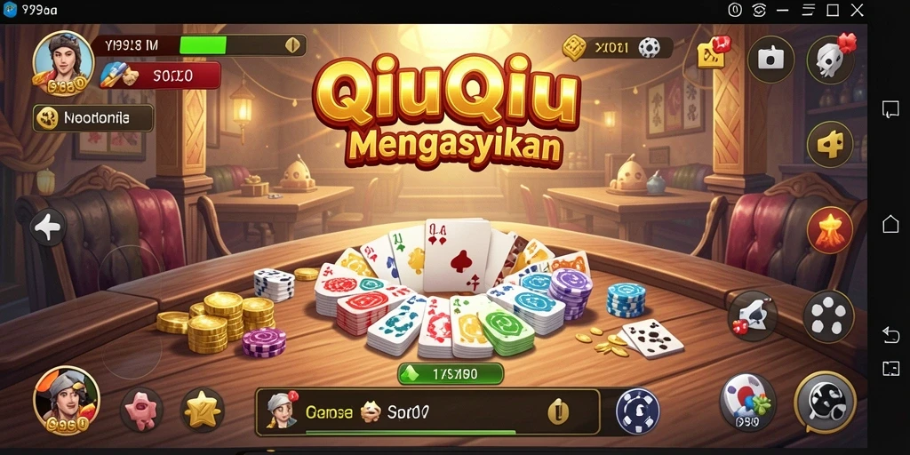 Screenshot gameplay QiuQiu yang seru di Y89.